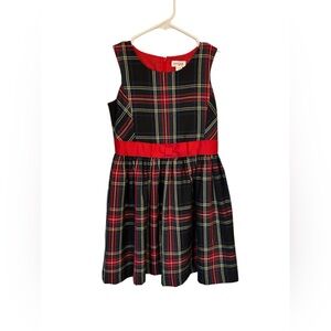 Cat & Jack Plaid Kids Dress - Red and navy